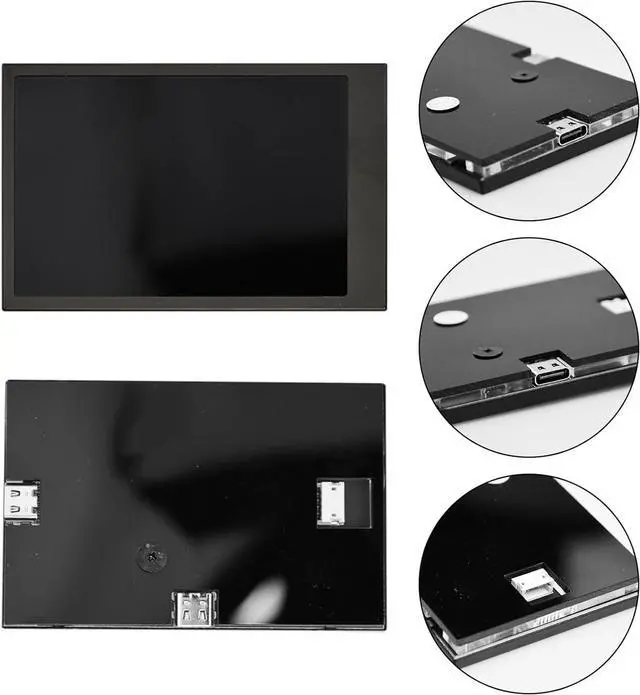 Alt view image 5 of 5 - Flylin 3.5in IPS USB Mini Screen, CPU Hardware Temperature Monitor Type-C Sub Screen, AIDA64 PC Temperature Display Screen for Computer Case