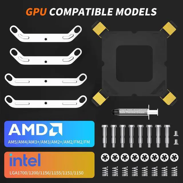 Alt view image 4 of 5 - OCPC CPU Cooler  Single-Tower Air Cooler with Dual 120mm PWM Fans, 4 Heatpipes, 8002000 RPM, High-Performance Cooling for AMD AM4/AM5 & Intel 1700/1200/115X (Black)