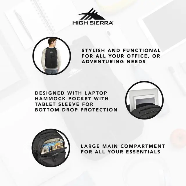 Alt view image 5 of 5 - High Sierra Swerve Pro, Black, One Size