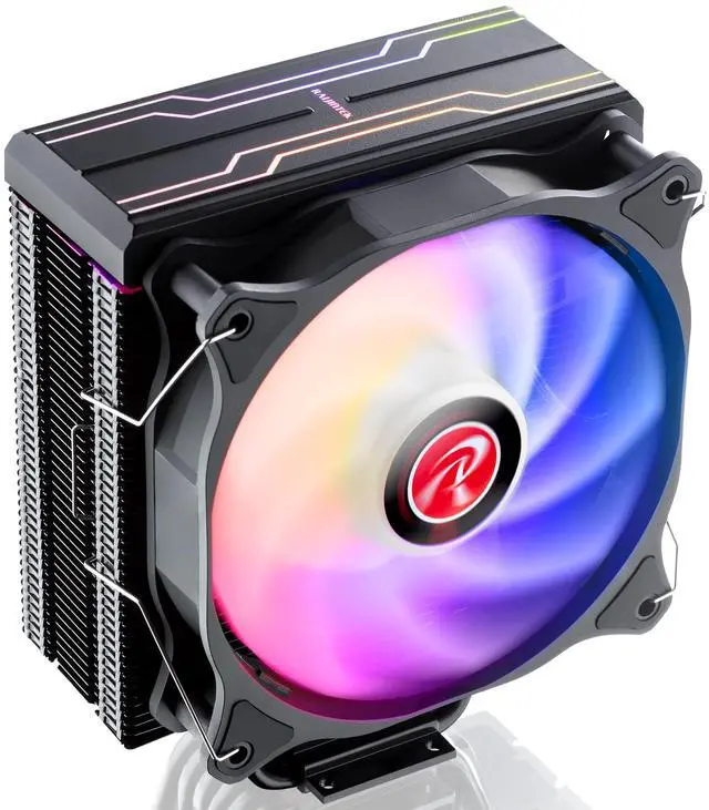 Alt view image 5 of 5 - RAIJINTEK ELEOS 12 EVO RBW CPU Air Cooler, 120mm PWM Fan, 6 Copper Direct Contact Heat Pipes, 5V Addressable RGB Lights, for Intel/AMD Ryzen Socket, Compatible with LGA 1700