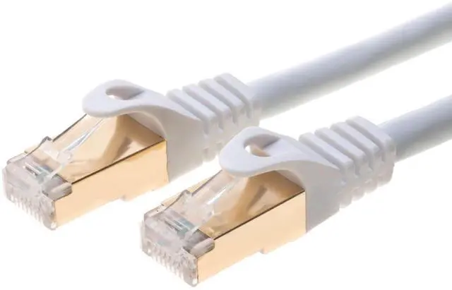 Alt view image 2 of 5 - Cables Direct Online 200FT S/FTP Cat7 Copper Network Ethernet Patch Cable, Internet Wire, Compatible with PC, Laptop, Modem, Router, TVs, Printer Cord, Consoles for Home and Office (200ft, White)
