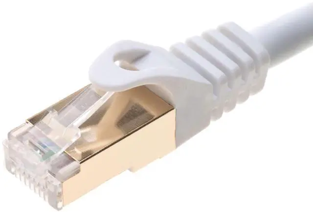 Alt view image 3 of 5 - Cables Direct Online 200FT S/FTP Cat7 Copper Network Ethernet Patch Cable, Internet Wire, Compatible with PC, Laptop, Modem, Router, TVs, Printer Cord, Consoles for Home and Office (200ft, White)