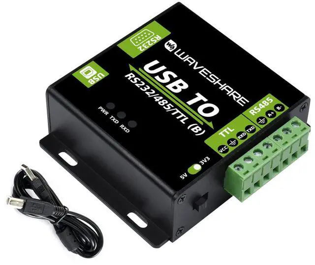 Main image of USB to RS485/RS232/TTL Converter Industrial Digital Isolated Converter with CH343G Inside, Multi-Protocol & Multi-Type Conversion, Support Windows 11/10/8.1/8/7 Linux Android Mac etc.