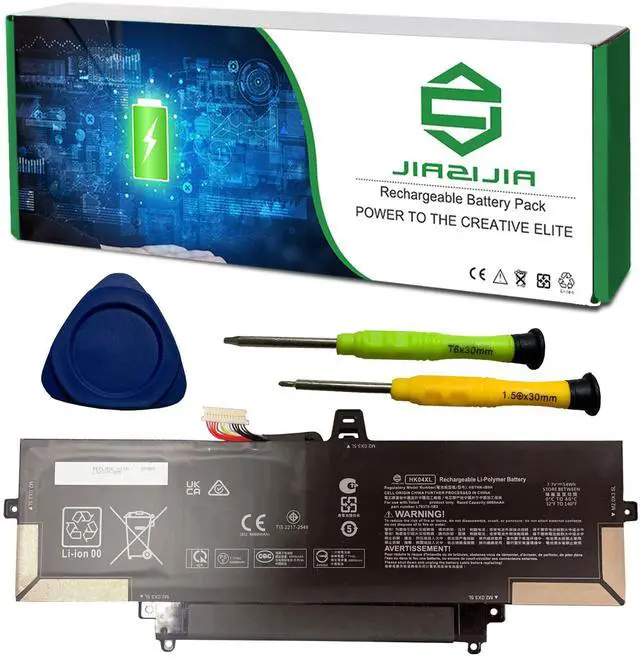 Main image of JIAZIJIA HK04XL Laptop Battery Replacement for Hp EliteBook X360 1030 G7 G8 1040 G7 G8 Series Notebook L82391-005 HSTNN-IB9H L79376-1B2 Black 7.7V 54Wh 6669mAh