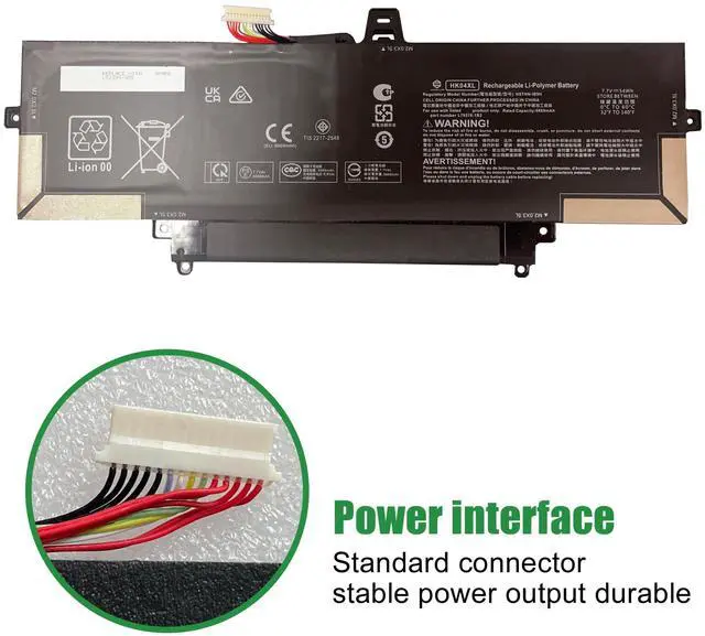 Alt view image 3 of 5 - JIAZIJIA HK04XL Laptop Battery Replacement for Hp EliteBook X360 1030 G7 G8 1040 G7 G8 Series Notebook L82391-005 HSTNN-IB9H L79376-1B2 Black 7.7V 54Wh 6669mAh