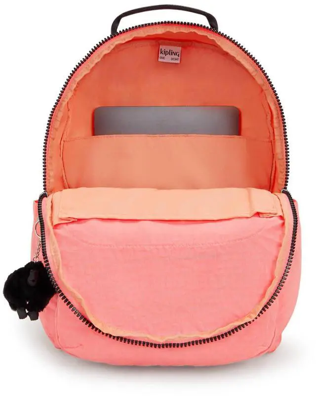 Alt view image 3 of 5 - Kipling Women's Seoul 15" Laptop Backpack, Durable, Roomy with Padded Shoulder Straps, Built-In Protective Sleeve