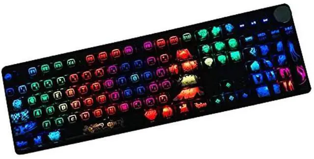 Alt view image 4 of 5 - Hokeyio Japanese Anime Demon Slayer Keycaps 108 PBT Dye Sublimation OEM Profile for Cherry Mx Gateron Kailh Switch Mechanical Keyboard (Only keycaps)