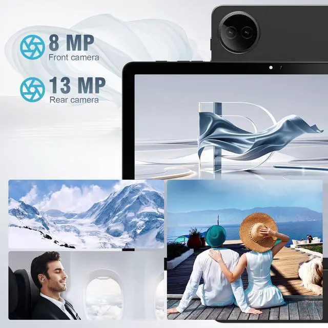 Alt view image 5 of 5 - DigiLand Android Tablet, 10.1 inch Android 14 Tablet, Octa-core CPU,12GB RAM+128GB ROM(Support Expand TF) 8MP Front+13MP Back Camera,800x1280 Resolution,WiFi 6 & Bluetooth 5.0,6000 mAh Battery-Blue