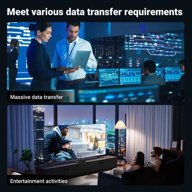 Alt view image 4 of 5 - UGREEN 20FT Cat 8 Ethernet Cable 40Gbps 2000Mhz High Speed Bundle with USB C to Ethernet Adapter 2.5G for MacBook Air/Pro, XPS, iPhone 15/Plus/Pro/Max