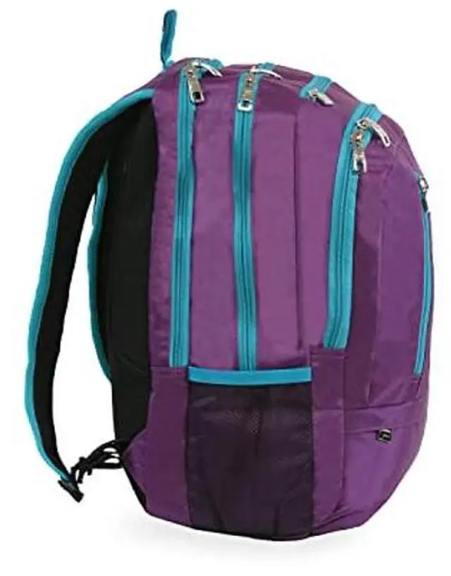 Alt view image 2 of 5 - Fila Duel Tablet and Laptop Backpack, Purple TEAL2, One Size