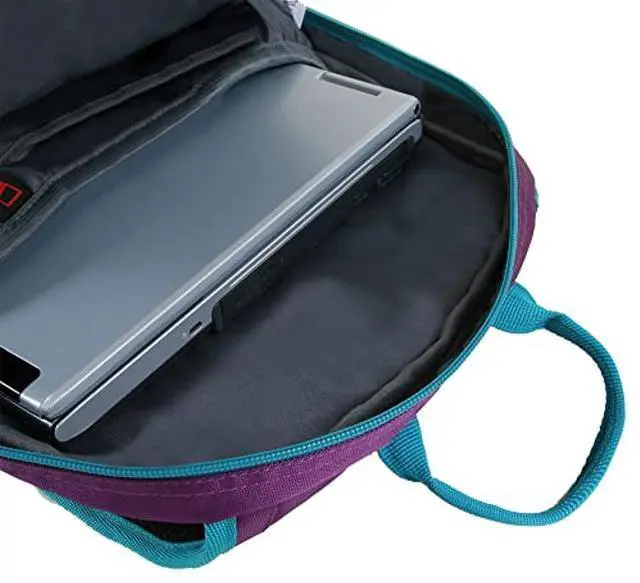 Alt view image 5 of 5 - Fila Duel Tablet and Laptop Backpack, Purple TEAL2, One Size