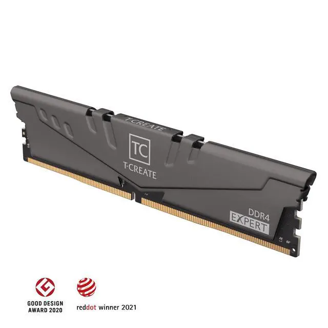 Alt view image 2 of 5 - TEAMGROUP T-Create Expert overclocking 10L DDR4 16GB Kit (2 x 8GB) 3200MHz (PC4 25600) CL16 Desktop Memory Module Ram - TTCED416G3200HC16FDC01