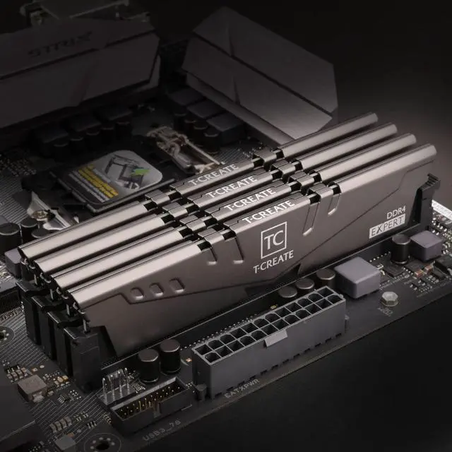 Alt view image 4 of 5 - TEAMGROUP T-Create Expert overclocking 10L DDR4 16GB Kit (2 x 8GB) 3200MHz (PC4 25600) CL16 Desktop Memory Module Ram - TTCED416G3200HC16FDC01