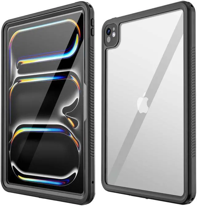 Main image of IP68 Waterproof Case for iPad Pro 13 inch M4 2024 with Pencil Holder,Foldable Kickstand,Shock Dust Snow Proof, Full-Sealing Watertight Cover