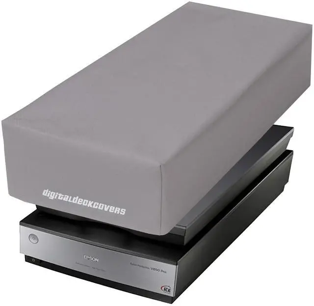 Main image of DigitalDeckCovers Antistatic Dust Cover for Epson V700/V750/V750-M Pro/V800/V850 Film Scanners - Water-Resistant Protector in Silver - Ultimate Dust-Proof Solution for Photographers & Film Enthusiasts