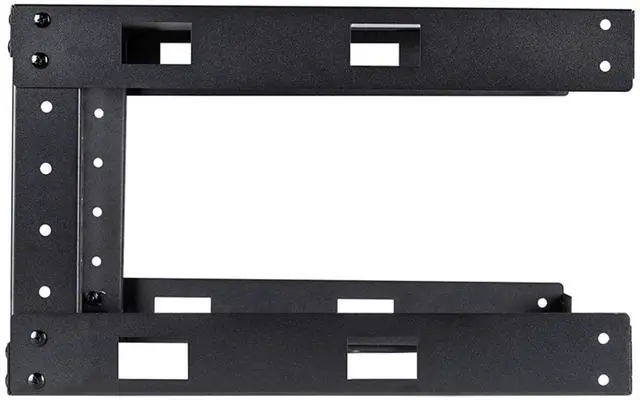 Alt view image 4 of 5 - TECHTOO Wall Mount Rack Open Frame 19Inch Server Equipment Rack Heavy Duty Network Equipment Rack 13.7 Inch Deep - Black (06U)