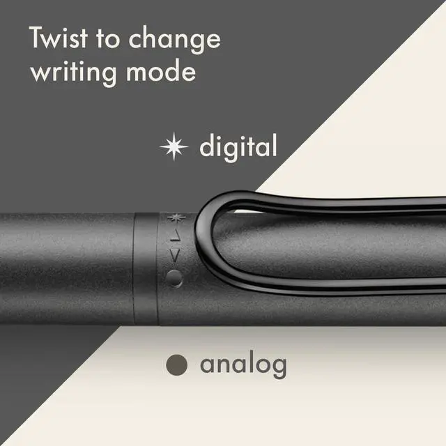 Alt view image 3 of 5 - Lamy Safari Twin Pen All Black EMR - Pc/El