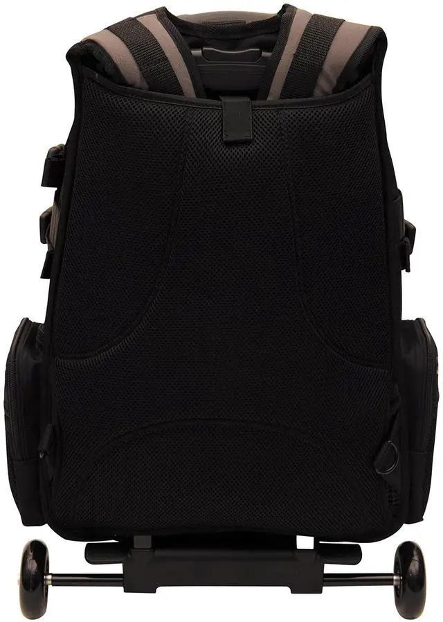 Alt view image 4 of 5 - Ape Case, ACPRO4000, Backpack with wheels, Laptop compartment, Padded, Rain cover included, Adjustable straps, Camera backpack, Black (ACPRO4000),Large With Rollers