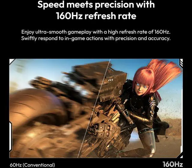 Alt view image 3 of 5 - Pixio PX27U Wave 27 inch 160Hz Refresh Rate 4K 3840x2160p Resolution Fast IPS Panel 1ms GTG Response Time 4K Gaming Monitor with Adaptive Sync