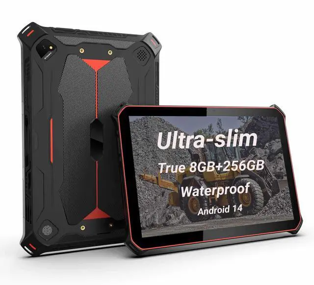 Main image of 10-inch Rugged Android Tablet with 8-Core CPU| Android 14 |1920x1200 Full HD Touchscreen | IP68 | Ultra Lightweight & Tough Built | 8000mAh Battery | Waterproof Tablet for Mobile Field Work