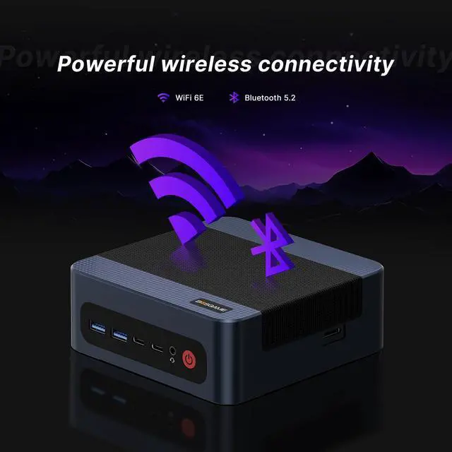 Alt view image 3 of 5 - BOSGAME M4 Oculink Mini PC Ryzen 7 7840HS, Radeon 780M GPU, 11 Pro-OS Gaming Desktop Computers, 32GB DDR5 RAM, 1TB PCIe 4.0 NVMe 2280 SSD, Wi-Fi6, BT 5.2, Oculink Mini Computers