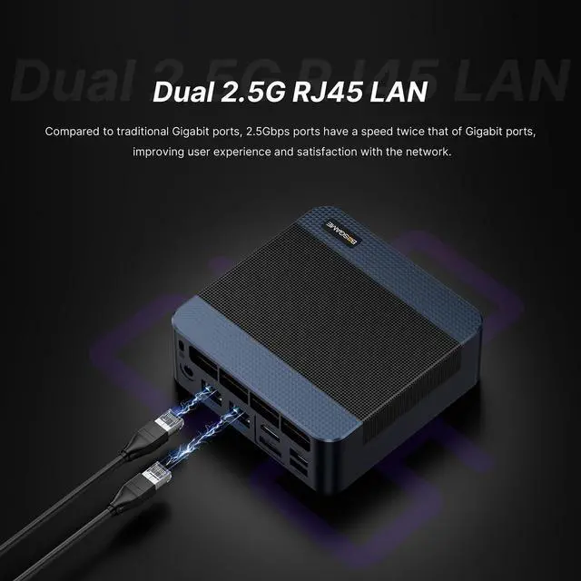 Alt view image 4 of 5 - BOSGAME M4 Oculink Mini PC Ryzen 7 7840HS, Radeon 780M GPU, 11 Pro-OS Gaming Desktop Computers, 32GB DDR5 RAM, 1TB PCIe 4.0 NVMe 2280 SSD, Wi-Fi6, BT 5.2, Oculink Mini Computers