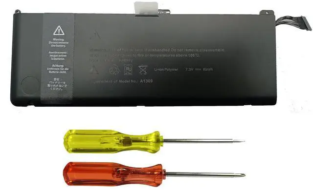 Main image of AURUNHO A1309 95Wh Laptop Battery Compatible with MacBook Pro 17 inch A1297 (2009 2010 Version) EMC 2272 2329 * 2352*Series MC226/A MC226CH/A MC226J/A 020-6313-C 661-5037-A 7.3V