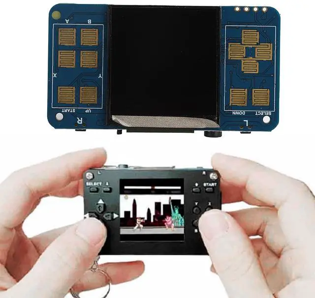 Alt view image 4 of 5 - ASHATA GamePi Set,1.54 Inch LCD Monitor Screen with Onboard Speaker and Headphone Jack,for Zero/Zero W/Zero WH