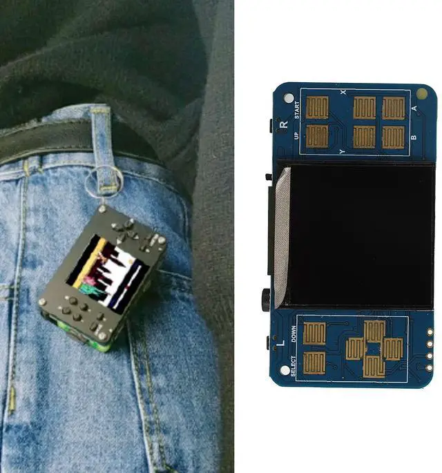 Alt view image 3 of 5 - ASHATA GamePi Set,1.54 Inch LCD Monitor Screen with Onboard Speaker and Headphone Jack,for Zero/Zero W/Zero WH