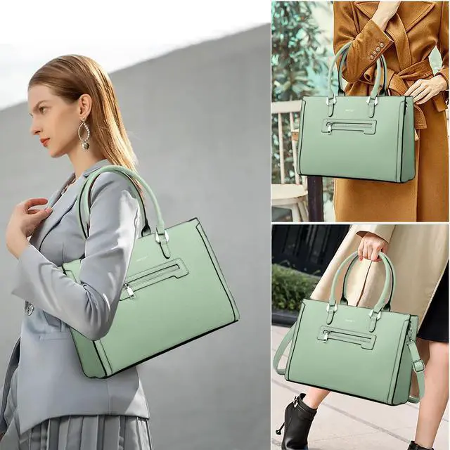 Alt view image 2 of 5 - TANTOMI Purses and Handbags for Women Medium Satchel Purses Ladies Shoulder Handbags Vegan Leather Tote Bags for Everyday