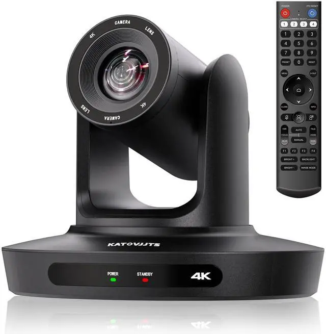Main image of KATOVJJTS PTZ Camera 4K UHD with 20X Optical Zoom,Video Conference Room Camera,Live Streaming for Church Worship,USB HDMI IP POE Work with Vmix,Zoom,OBS,YouTube,Facebook Livestream