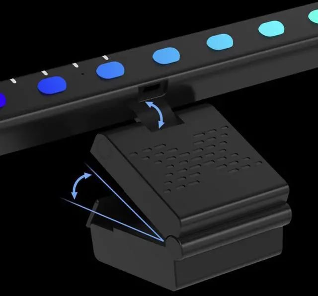 Alt view image 3 of 5 - and-L Monitor Light Bar for 24-27 Inch, with 7color RGB Stepless Dimming 3Color Temperatures Touch Control USB Powered Screenbar for Office/Game