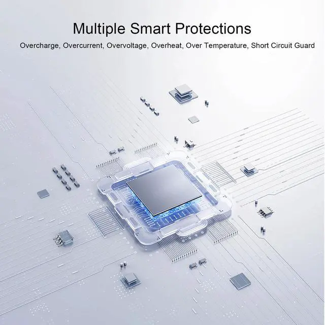 Alt view image 5 of 5 - Mini Uninterruptible Power Supply Backup Battery, Mini Router, HD Camera 36W 5V 9V 12V 2A Output Options, Device Support, Fireproof Design, for Emergency Situations (US Plug)