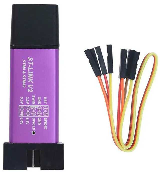 Alt view image 2 of 5 - Aideepen ST Link V2 Programming Unit Mini Emulator Downloader M89 New (Random Color)+2 PCS ESP32-CAM W-BT Board