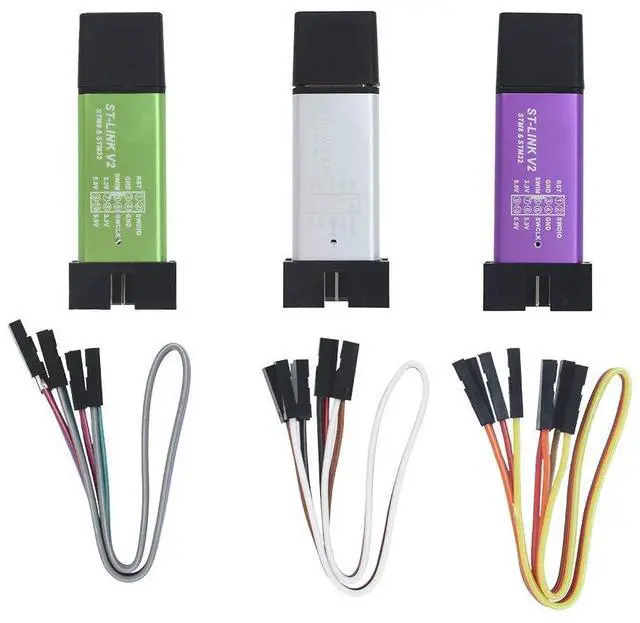 Alt view image 5 of 5 - Aideepen ST Link V2 Programming Unit Mini Emulator Downloader M89 New (Random Color)+2 PCS ESP32-CAM W-BT Board