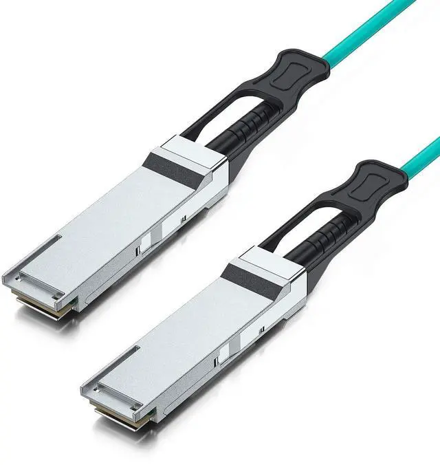 Alt view image 3 of 3 - 10Gtek 40G QSFP+ AOC Cable - 40GBASE Ethernet Active Optical Cable, QDR, MMF for Cisco QSFP-H40G-AOC5M, Supermicro CBL-QSFP+AOC-5M and Open Switch, 5-Meter(16.5ft)