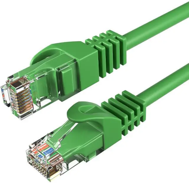 Main image of Cables Direct Online Cat6 200FT Network Ethernet Patch Cable, 550Mhz Internet Wire, Compatible with PC, Laptop, Modem, Router, TVs, Printer Cord, Consoles for Home and Office, Green