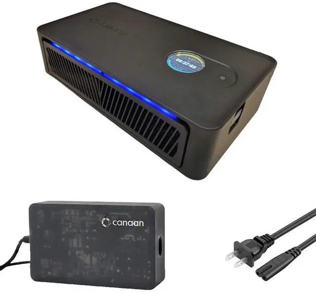 Main image of AltairTech.io Canaan Avalon Nano 3S BTC Miner (Black)- 6 TH/s 140W Bitcoin ASIC Miner - Quiet with Canaan Original Power Supply - Ideal for Home and Office