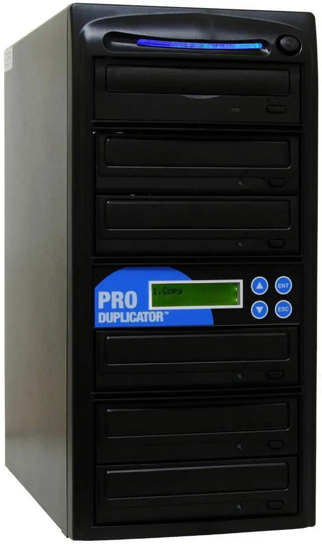 Main image of Produplicator 1 to 5 24X Burner CD DVD Duplicator - Standalone Copier Duplication Tower