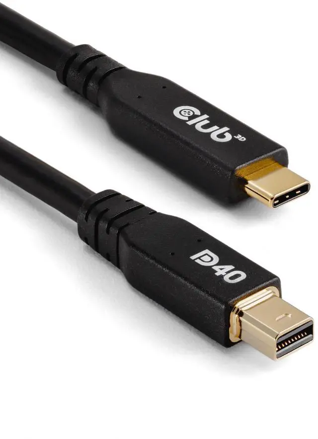 Main image of Club 3D AMZ-1561 DP40 Mini Displayport to USB Type C Cable M/M 2m/6.56ft