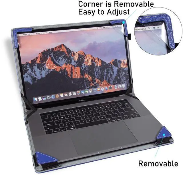 Alt view image 4 of 5 - Berfea Case Cover Compatible with HP EliteBook 850 G8/G7, 650 G10/G9, 655 G10/G9 15.6 inch Laptop Sleeve Notebook Protective Stand Hard Carry Case