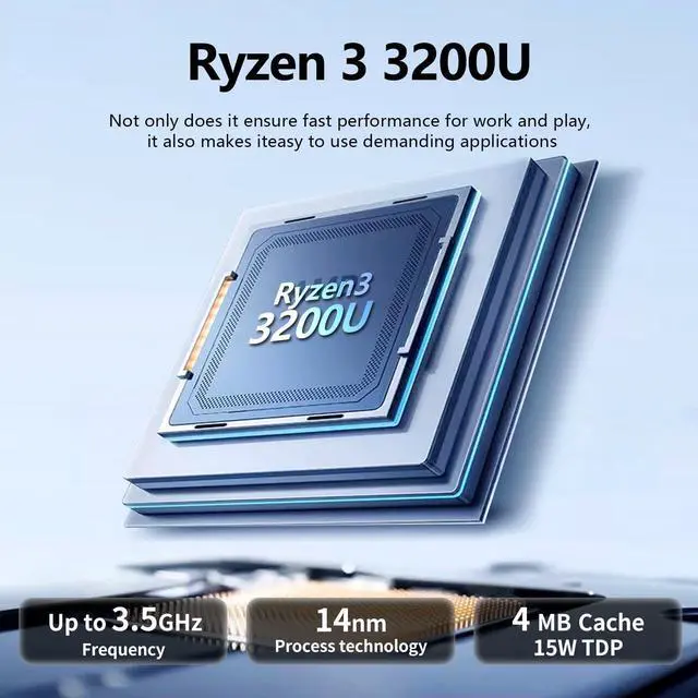 Alt view image 5 of 5 - 15.6 Inch 2 in 1 Touchscreen Laptop Computer, Laptop Ryzen R3-3200U CPU (up to 3.5GHz), 16GB RAM 512GB SSD Touch Screen Laptops, 360 Angle Opening RJ45 WIFI5 HDMI Backlit Keyboard FHD IPS 1920 x 1080