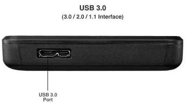 Alt view image 3 of 4 - OWC Express 2TB Portable External Hard Drive, USB 3.0/3.2 Gen 1 Up to 625 MB/s Speed, Plug and Play Ready, Portable HDD for Mac and PC Storage