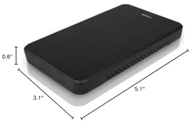 Alt view image 4 of 4 - OWC Express 2TB Portable External Hard Drive, USB 3.0/3.2 Gen 1 Up to 625 MB/s Speed, Plug and Play Ready, Portable HDD for Mac and PC Storage