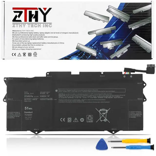Main image of 51Wh YM15G Battery Replacement for Dell XPS 13 9315 Series Laptop 9315-P1708LTW 9315-D1705S 9315-C0NNP 9315-WP01KR G9FHC 0G9FHC W6D4H 0W6D4H 31CP4/78/90 11.55V 4191mAh 3-Cell ( Not for 9315 2-in-1 )