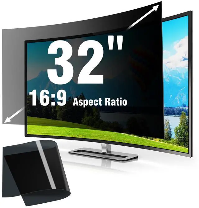 Main image of 32 Inch Computer Monitor Privacy Screen Filter - Eye Protection Anti Glare Blue Light Filter, 32 inch Monitor Protector Film