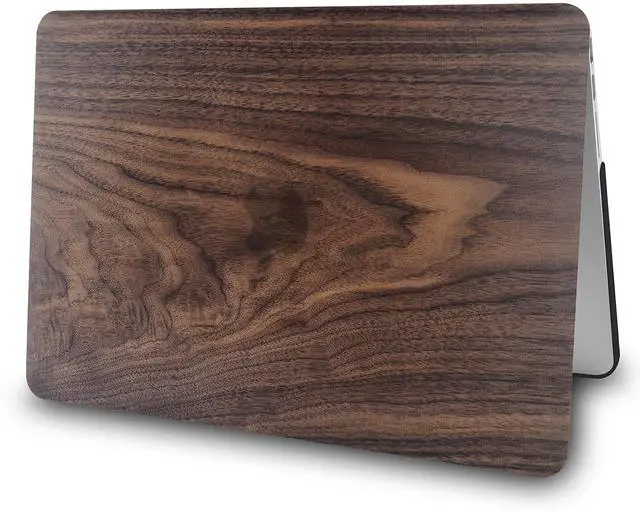 Alt view image 5 of 5 - KECC Compatible with MacBook Air 13 inch Case 2025 2024-2022 Release M4 A3240 M3 A3113 M2 A2681 Plastic Hard Shell + Keyboard Cover + Sleeve + Screen Protector, Walnut Wood