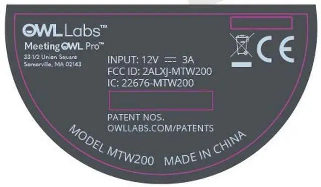 Alt view image 3 of 5 - Meeting Owl Pro - 360-Degree, 1080p HD Smart Video Conference Camera, Microphone, and Speaker (Automatic Speaker Focus & Smart Zooming and Noise Equalizing)