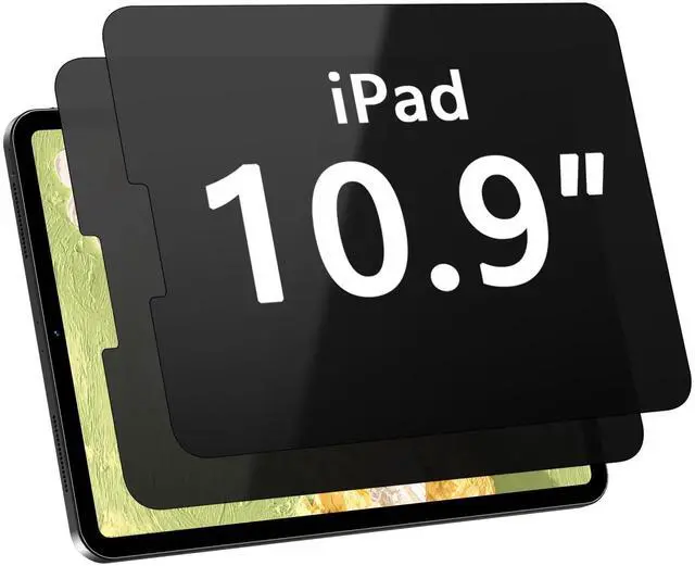 Main image of [2 Pack] JEHOO for iPad Air 5/4 10.9-Inch (2022/2020, 5th/4th Generation) and iPad Pro 11-Inch (2022/2021/2020/2018 Model) Privacy Screen Protector, Anti-Spy Tempered Glass Film, Anti-Scratch, Anti-Sh