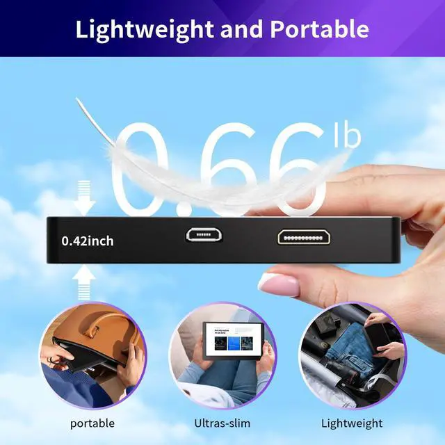 Alt view image 5 of 5 - SCXryllexa 5 Inch Monitor Screen Display, IPS Small Hdmi Monitor, 800x480 Mini LCD Screen Portable Display Monitor, HDMI-Compatible Module for Raspberry pi 3/3B/3B+/4/4B Orange pi Banana pi Mini PC
